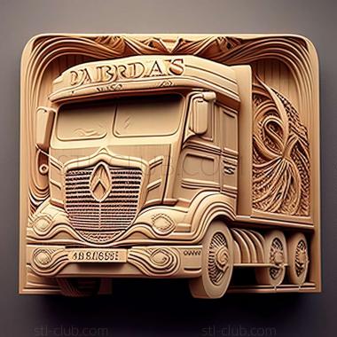 3D модель Mercedes Benz Arocs (STL)